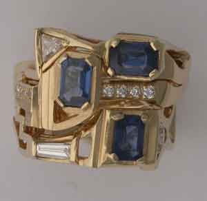 sapphires/diamonds